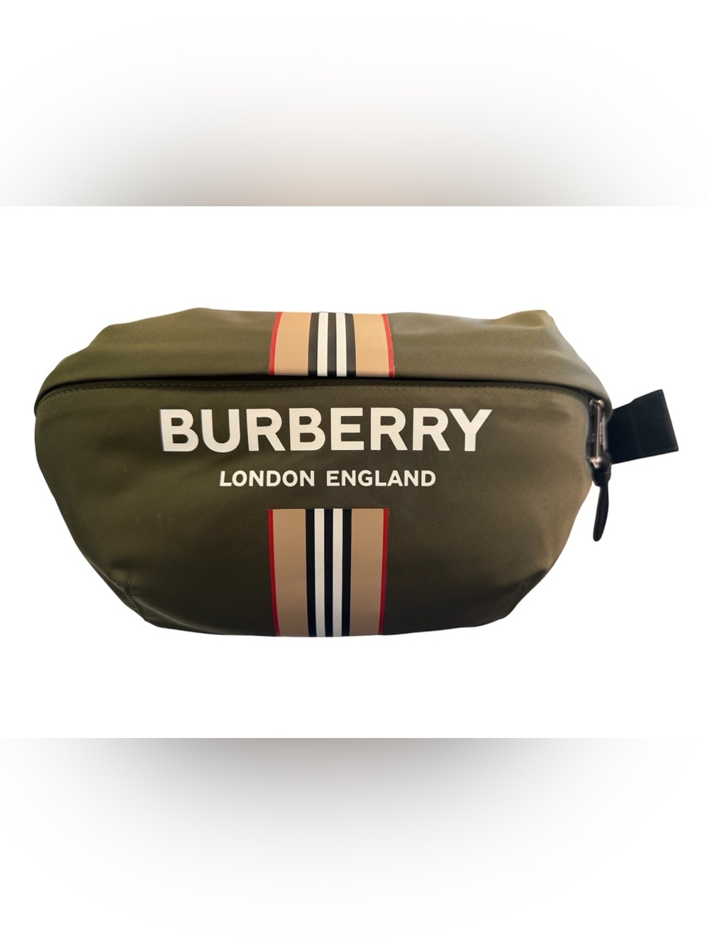 NWOT Burberry Olive Green Sonny Belt Bag Econyl Bum Bag